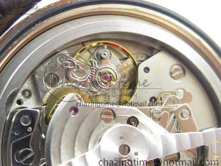 MIROTIME 0108 Portugieser Chrono  42 IW390406 RG ZF 1:1 Best Edition Blue Dial on Brown Leather Strap A Durable 7129